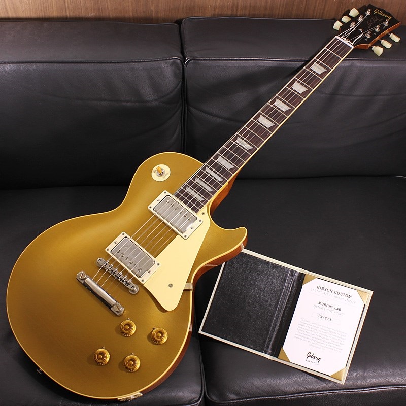 Gibson Murphy Lab 1957 Les Paul Gold Top Reissue Double Gold Ultra Light Aged SN. 741973