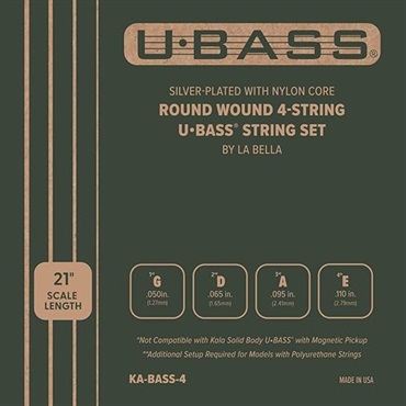 KA-BASS-4 Nylon Core Round Wound