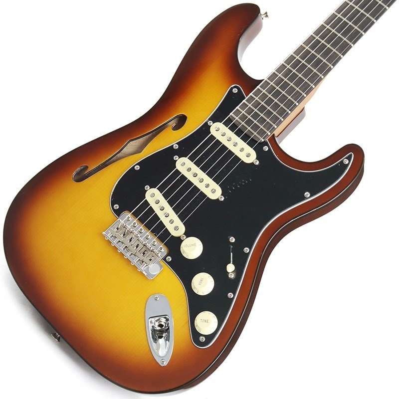 Fender USA Limited Edition Suona Stratocaster Thinline (Violin Burst/Ebony Fingerboard) 【特価】