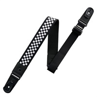 【夏先取り大特価セール】DURA GUITAR STRAP VG HARDCORE SERIES BLACK CHECKER