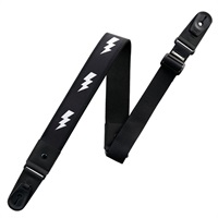 DURA GUITAR STRAP VG HARDCORE SERIES WHITE FLASH