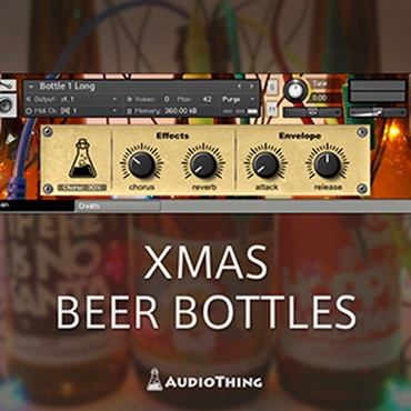 AUDIOTHING XMAS BEER BOTTLES(オンライン納品)(2時間以内に納品)