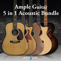 【アンプルサウンドサマーセール！】AMPLE GUITAR 5 IN 1 ACOUSTIC BUNDLE(オンライン納品)(2時間以内に納品)