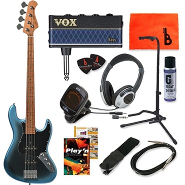 Bacchus 【入荷待ち、ご予約受付中】WJB-1DX RSM/M (GB-B) 【ベース初心者入門セット】