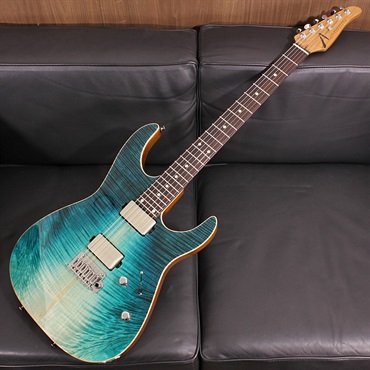 Tom Anderson Angel Wild Flame Maple Top on Alder Teal WakeSurf with Binding SN. 02-27-25P
