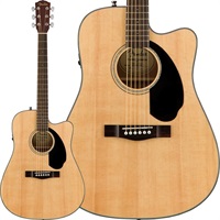【数量限定特価】【春得フェア】 Fender CD-60SCE Dreadnought (Natural) フェンダー