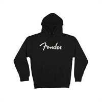 【夏先取り大特価セール】Fender Logo Hoodie， Black， XL [9113017606]
