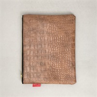NAZCA LEATHER POUCH [ブラウンクロコダイル]