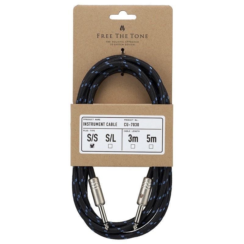 Free The Tone CU-7030 INSTRUMENT CABLE 3m S/S