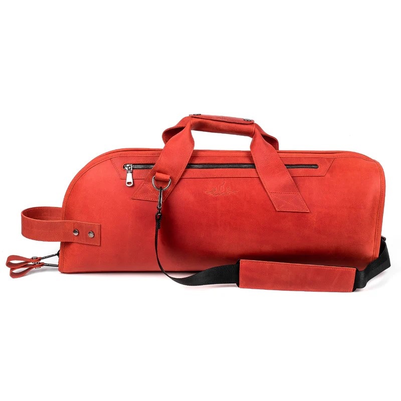 MG Leather Work シングル トランペット用ソフトケース CrazyHorse Red (レッド)【史上最大決算セール】