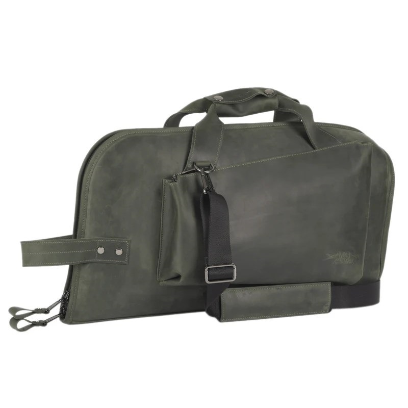 MG Leather Work シングル フリューゲルホルン用ソフトケース CrazyHorse Green (グリーン)【史上最大決算セール】