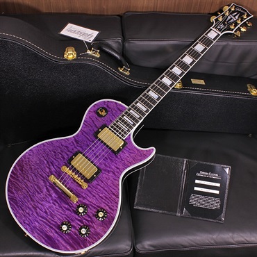 Gibson 1968 Les Paul Custom 5A Quilt Maple Top Gloss Trans Purple SN. 408768