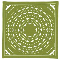 PRS Traditional Bird Bandana (Military Green)