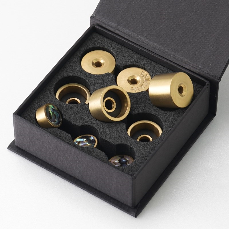 KGU brass ケージーユー ブラス / トリムキットHEAVY Raw Brass Abalone Bach トランペット用