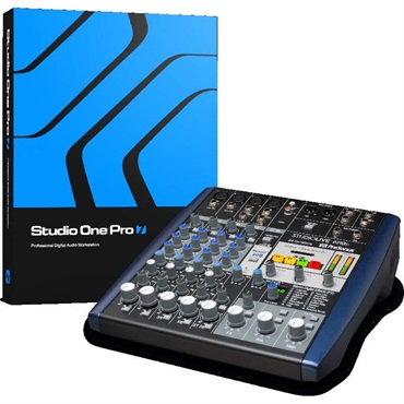 PreSonus StudioLive AR8c Analog Mixer (Fender Studio Pro 永続版付)(プリソナス)(ミキサー)(オーディオインターフェイス)