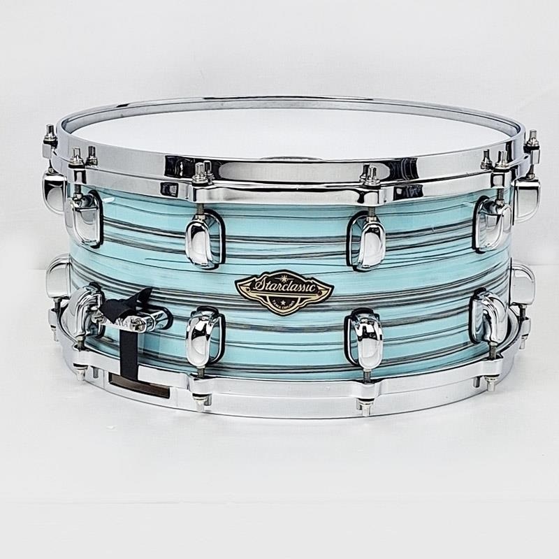 TAMA Starclassic Walnut/Birch Snare Drum 14×6.5 - Lacquer Arctic Blue Oyster [WBSS65-LLO]
