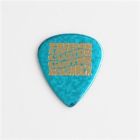 Pick SP-PK-07 [Celluloid/ティアドロップ/スパンコール水色/1.2mm/金ロゴ]