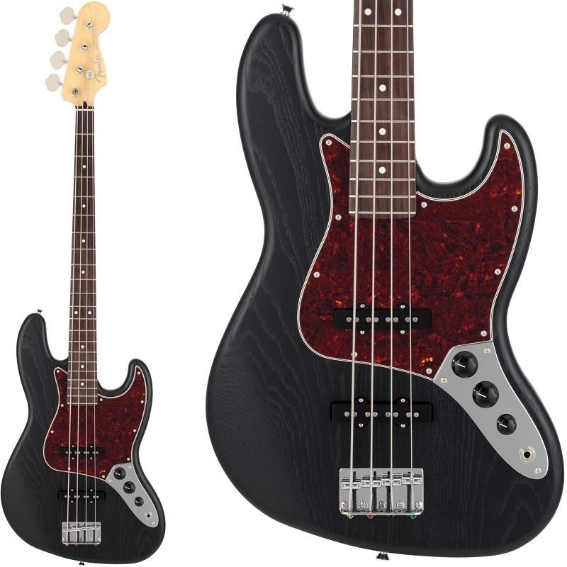 Fender Made in Japan Limited Jazz Bass Raw Ash (Black/Rosewood)