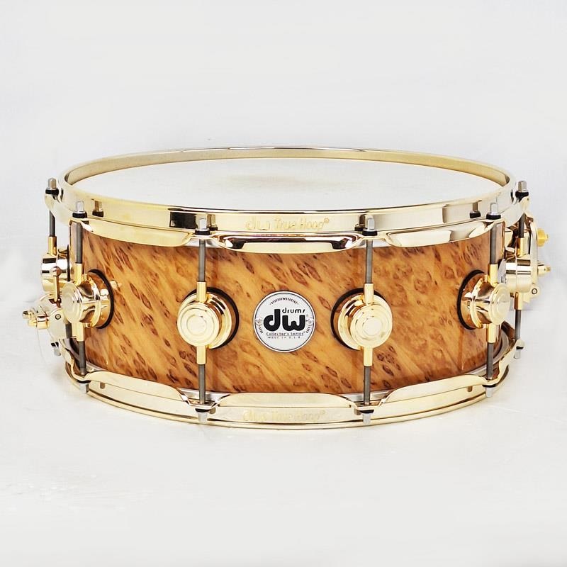 dw 【USED】[Collector's Pure Maple Snare Drum 14×5.5 / Standard Shell / Exotic Twisted Mapa Burl]