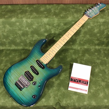 JAMES TYLER USED 中古 Studio Elite HD-P Flame Maple Top Customized Caribbean Sprash SN. 15048
