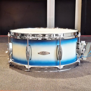 C&C CUSTOM DRUMS 【USED】Player Date I 14×6.5 Snare Drum [Classic Blue & Silver Bop Duco]