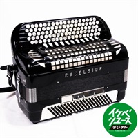 【創業50周年大決算SALE】USED 中古 EXCELSIOR Mod.901(訳あり中古品) M.M.M.L ミュゼット エキセルシァー イタリア製 ボタン式  クロマチック 中古アコーディオン 120ベース