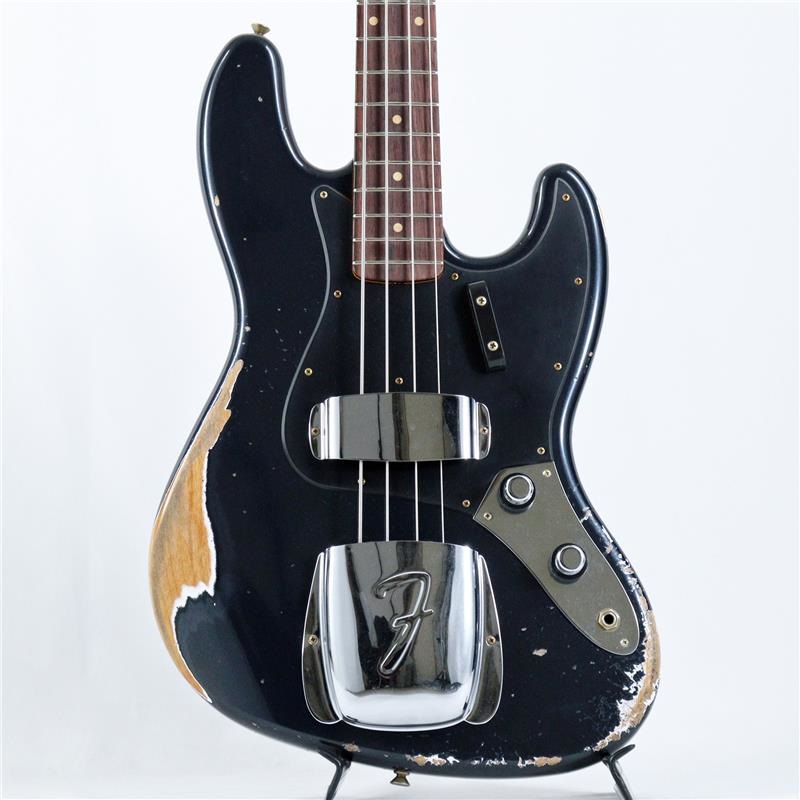 Fender Custom Shop 2024 Custom Collection Time Machine 1961 Jazz Bass Heavy Relic (Mercedes Blue/Matching Head))
