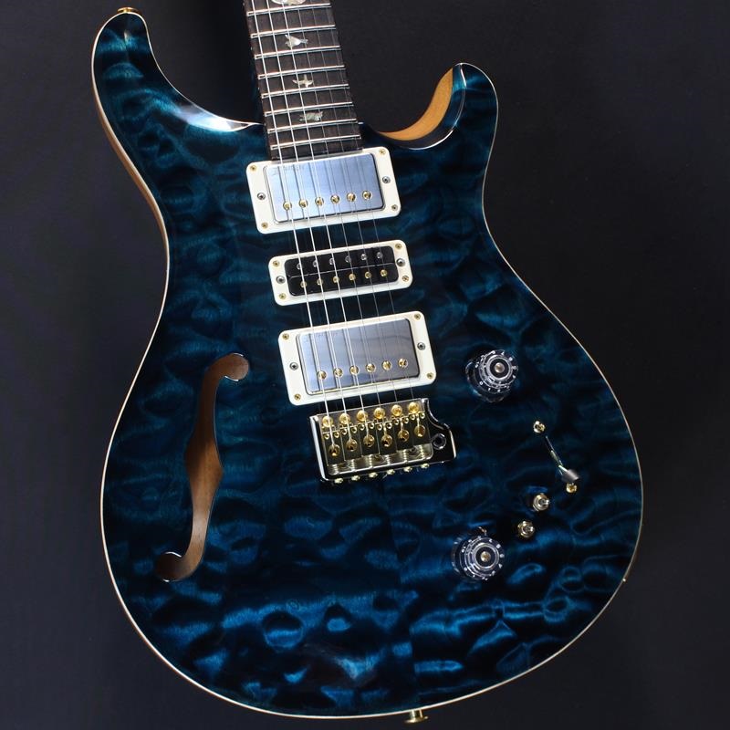 P.R.S. Ikebe 50th Anniversary Wood Library Special Semi-Hollow (Teal) #25 0402030