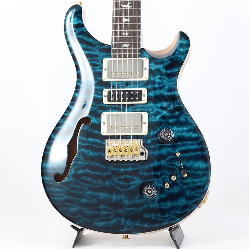 P.R.S. Ikebe 50th Anniversary Wood Library Special Semi-Hollow (Teal) [SN.0401648]