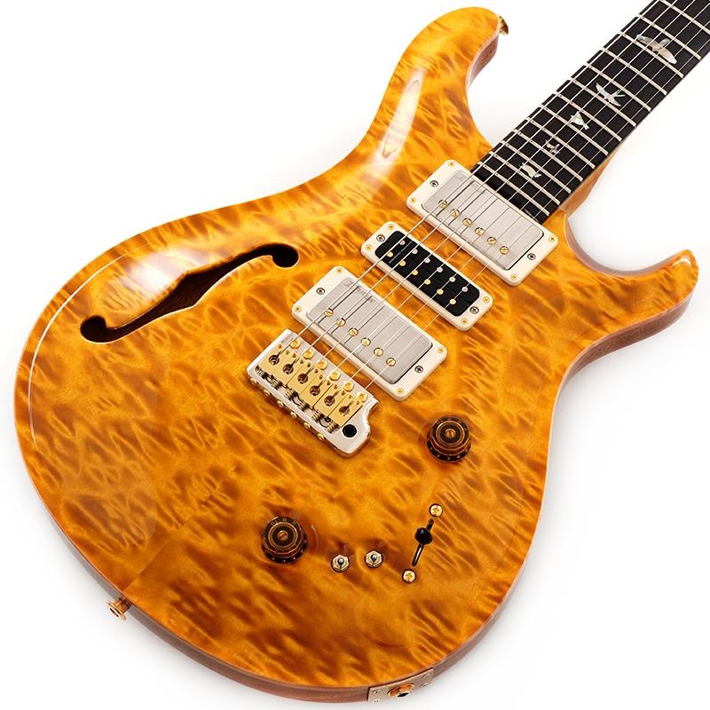 P.R.S. Ikebe 50th Anniversary Wood Library Special Semi-Hollow (Honey Gold) SN.0402027