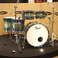 Masters Maple Gum 5pc Drum Set - Scuba Blue Over Black Limba w/Nickel Hardware【Pearlファクトリーツアー2024オーダー品】【店頭展示特価品】