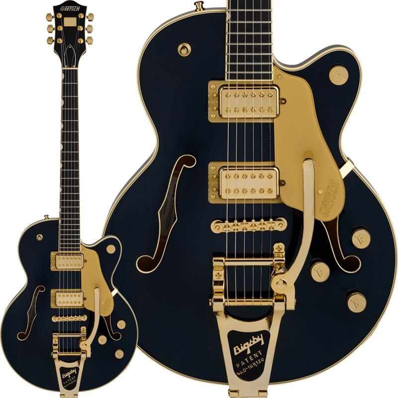 GRETSCH Professional Collection Broadkaster Jr. LX Center Block with String-Thru Bigsby （Midnight Sapphire／Ebony）