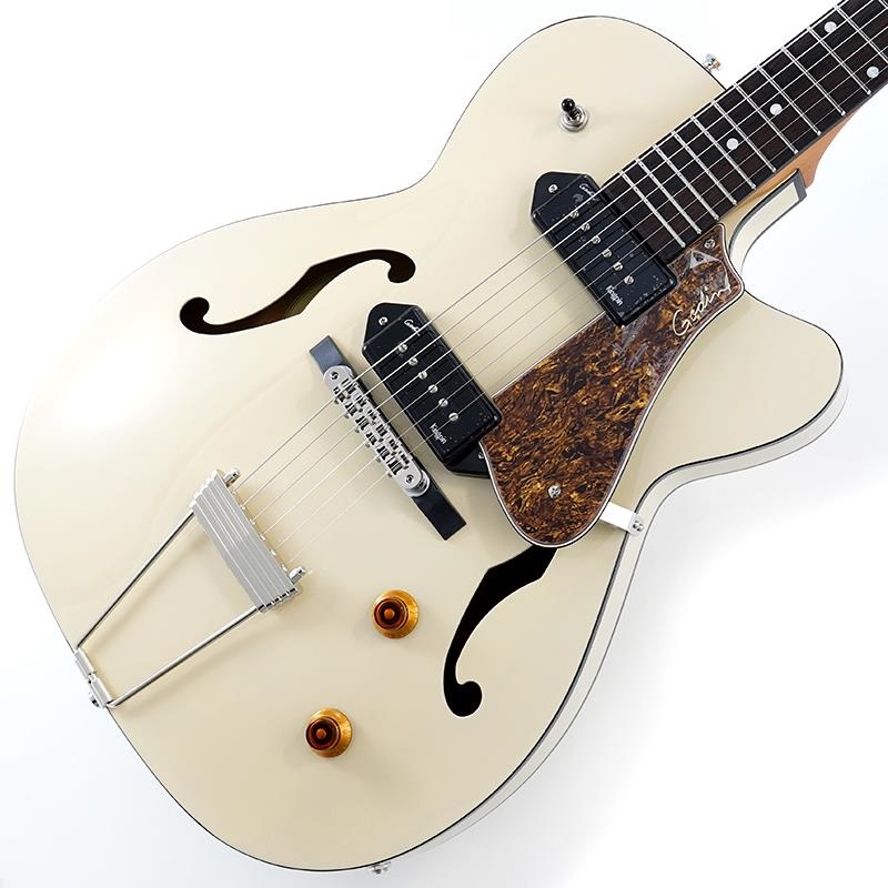 Godin 5th Avenue TL Kingpin P90 Trans Cream HG 展示特価