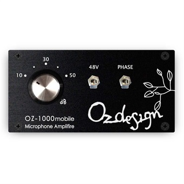 oz design 【受注生産品:2~3週間程度】 OZ-1000 mobile Mic Pre Amplifier 【In Lundahl out OEP】 (オズデザイン)(マイクプリアンプ)