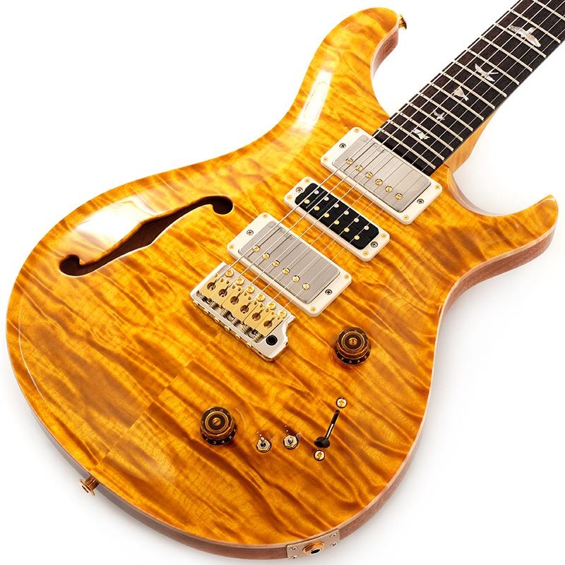 P.R.S. Ikebe 50th Anniversary Wood Library Special Semi-Hollow (Honey Gold) SN.0401646