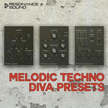 RESONANCE SOUND MELODIC TECHNO DIVA PRESETS(オンライン納品)(2時間以内に納品)
