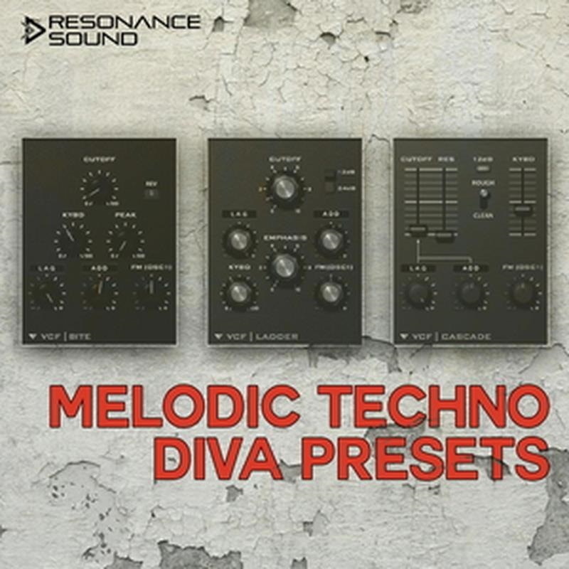 RESONANCE SOUND MELODIC TECHNO DIVA PRESETS(オンライン納品)(2時間以内に納品)