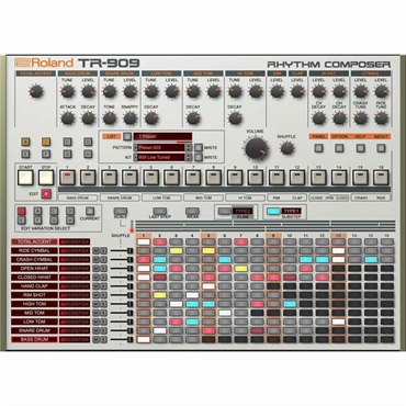 Roland TR-909 Software Rhythm Composer [Lifetime Key] (ローランド)(ソフトシンセ)(オンライン納品)(2時間以内に納品)