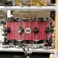 DRU26514SSN101 [Collector's Pure Purpleheart Snare Drum VLT Shell 14''×6.5'' - Natural Satin Oil w/Black Nickel Hardware]