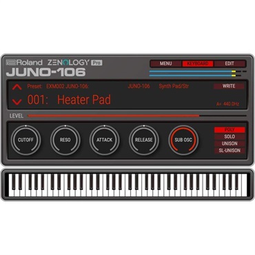 Roland JUNO-106 Model Expansion [Lifetime Key] (ローランド)(ソフトシンセ)(オンライン納品)