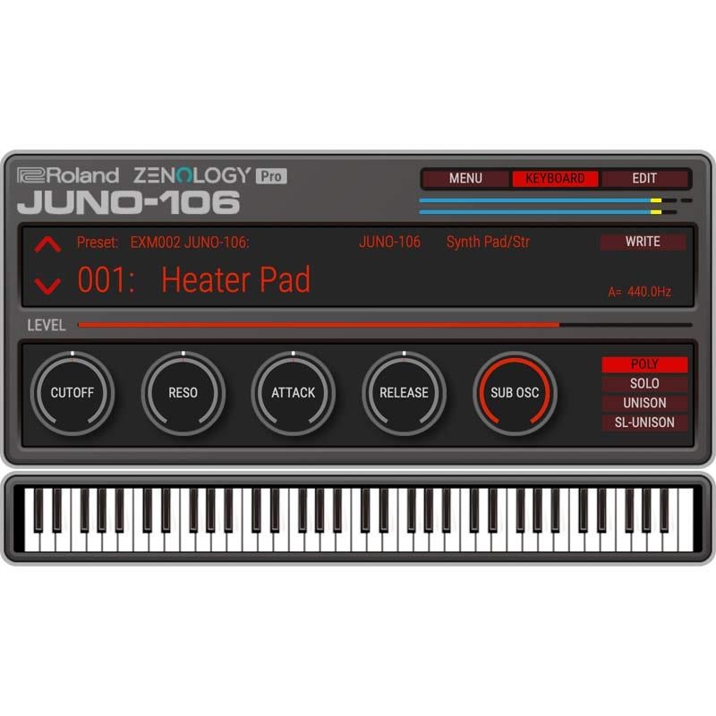 Roland JUNO-106 Model Expansion [Lifetime Key] (ローランド)(ソフトシンセ)(オンライン納品)