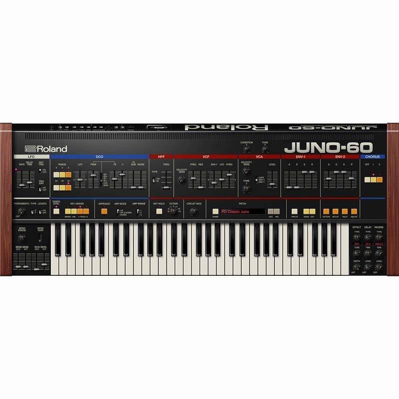 Roland JUNO-60 Software Synthesizer [Lifetime Key] (ローランド)(ソフトシンセ)(オンライン納品)