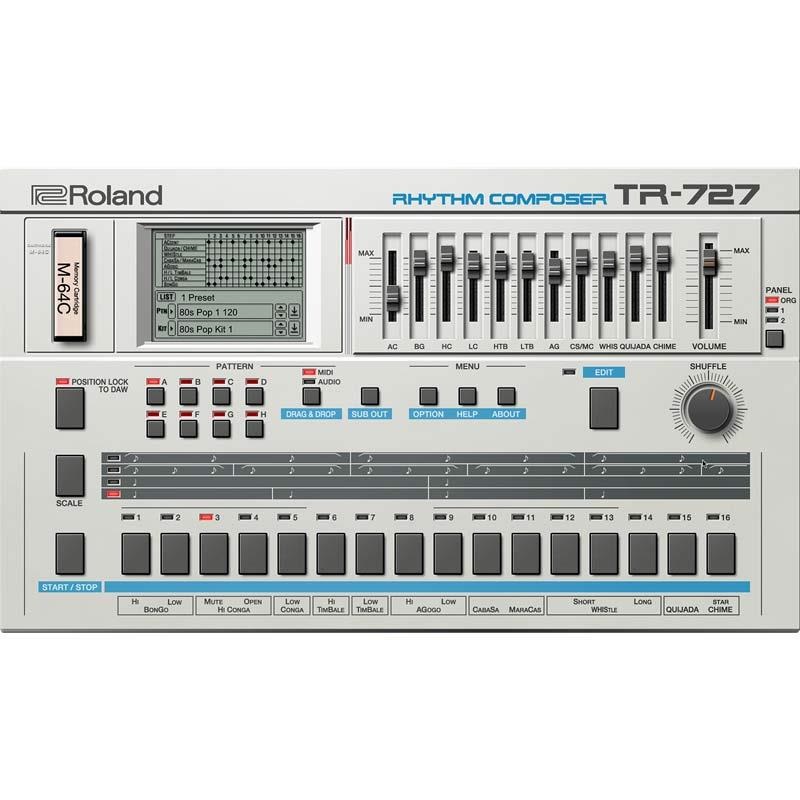 Roland TR-727 Software Rhythm Composer [Lifetime Key] (ローランド)(ソフトシンセ)(オンライン納品)