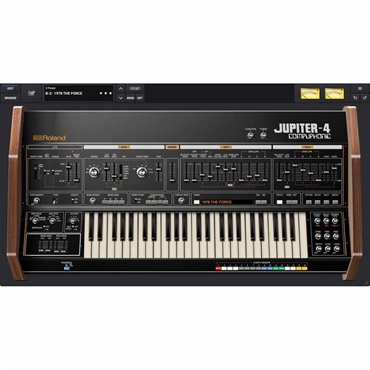 Roland JUPITER-4 Software Synthesizer [Lifetime Key] (ローランド)(ソフトシンセ)(オンライン納品)