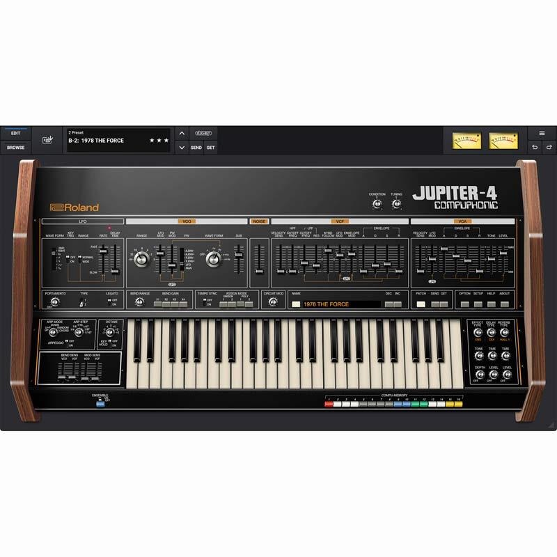 Roland JUPITER-4 Software Synthesizer [Lifetime Key] (ローランド)(ソフトシンセ)(オンライン納品)
