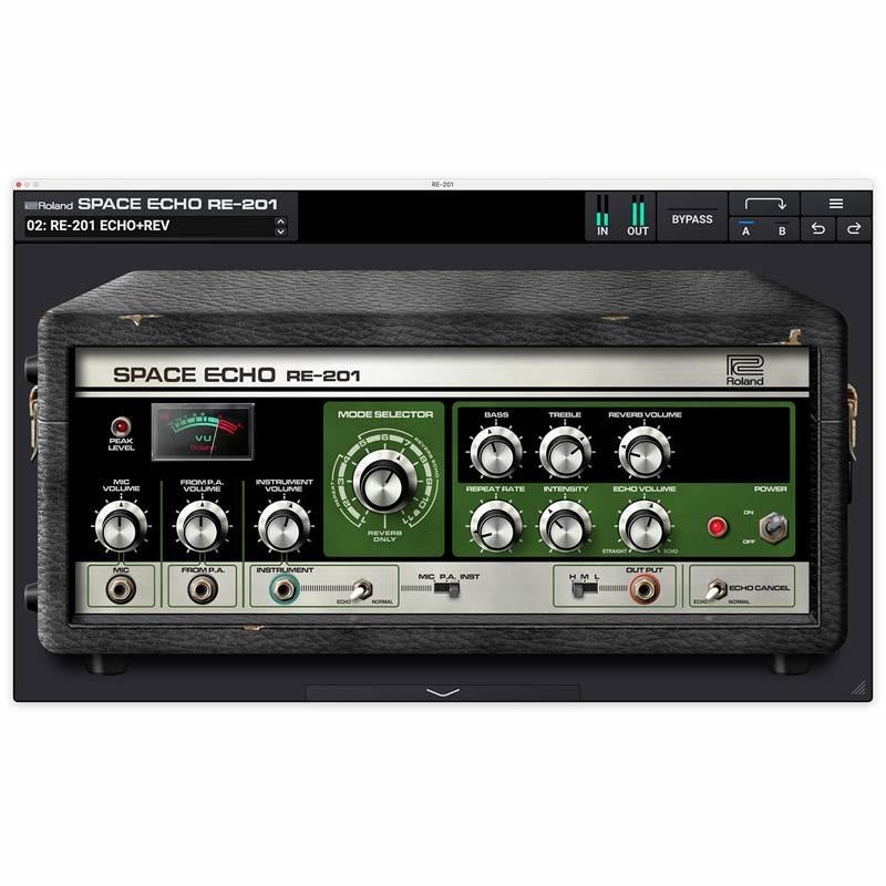 Roland RE-201 Space Echo [Lifetime Key] (ローランド)(ソフトエフェクター)(オンライン納品)