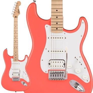 Squier by Fender 【キズ有アウトレット品！】 Squier Sonic Stratocaster HSS (Tahitian Coral/Maple Fingerboard)