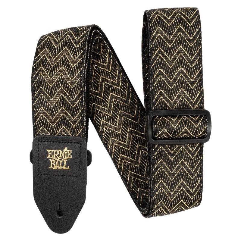 ERNIE BALL Classic Jacquard Strap Golden Waves [P05626]