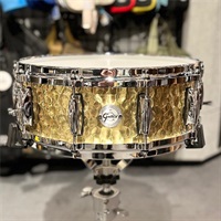 S1-0514-BRH [Full Range Snare Drum / Hammered Brass 14×5]【店頭展示特価品】