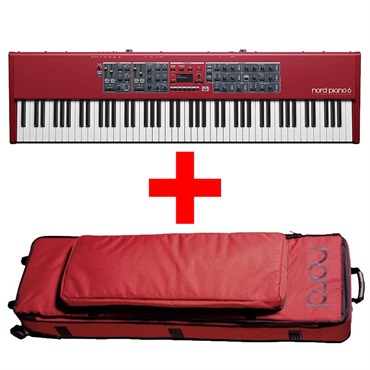 Nord（CLAVIA） Nord Piano 6 88+専用キャリングケースセット (ノード)(88鍵)(ステージピアノ)(トリプルセンサー鍵盤)(セミハードケース)(Nord Piano6)※配送事項要ご確認